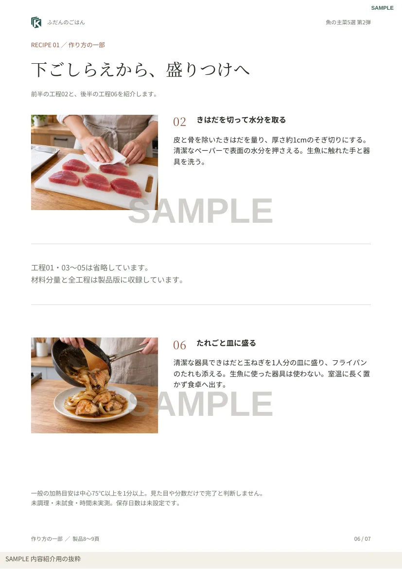 作り方の一部
