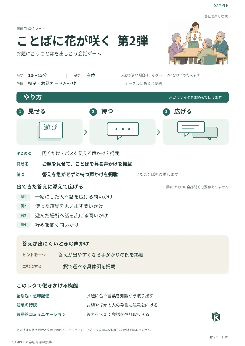 進行シートの紹介
